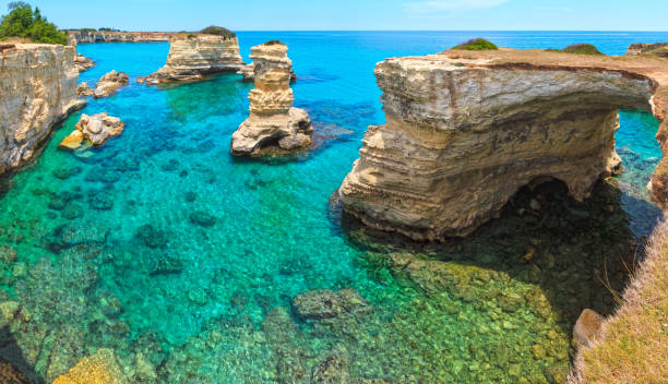 istock Faraglioni at Torre Sant Andrea, Italy 848047650