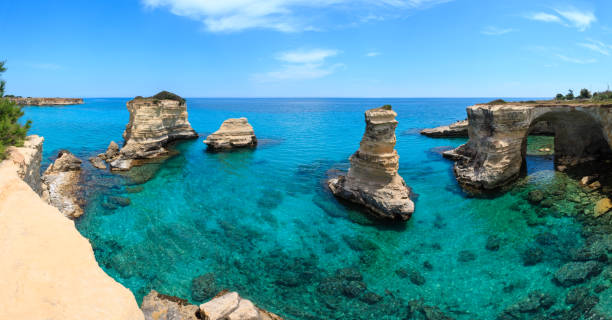 istock Faraglioni at Torre Sant Andrea, Italy 848051614