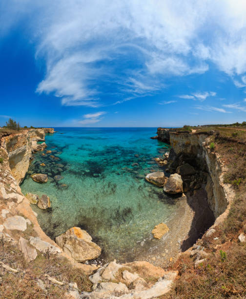 istock Faraglioni at Torre Sant Andrea, Italy 848051998