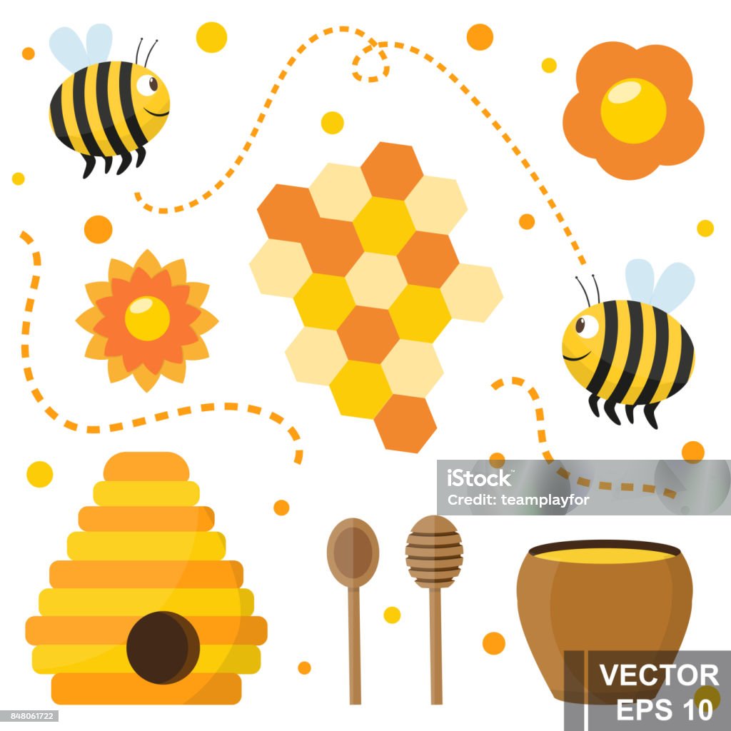 Ilustración de La Abeja Miel Sabrosa Y Saludable Un Dibujo Animado Para Su Diseño y más Vectores Libres de Derechos de Abeja - iStock Ilustración de La Abeja Miel Sabrosa Y Saludable Un Dibujo Animado Para Su Diseño y más Vectores Libres de Derechos de Abeja - iStock