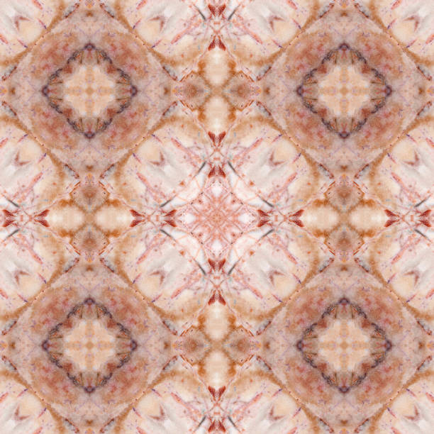 istock Patterned floor tiles made of marble in nature 848066000