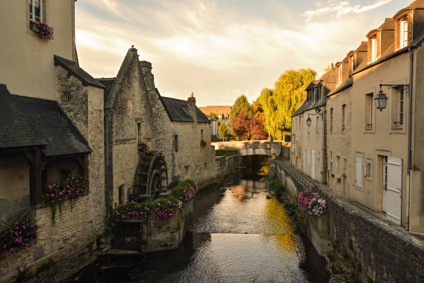 istock Old water canal in Bayeux 848075718