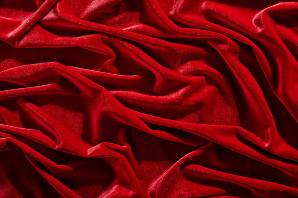 istock red velvet textile for background or texture 848081590