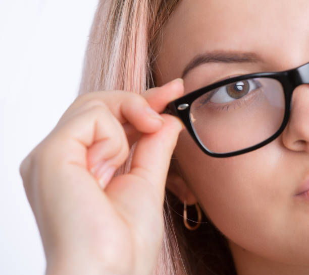 istock Young pretty woman wearing eyeglasses 848084998