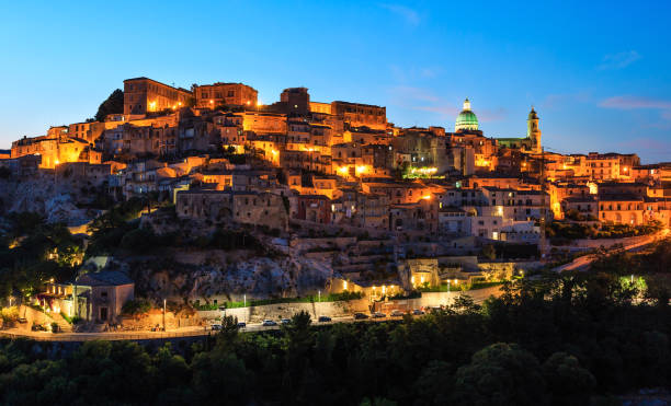 istock Night Ragusa town view, Sicily, Italy 848088684