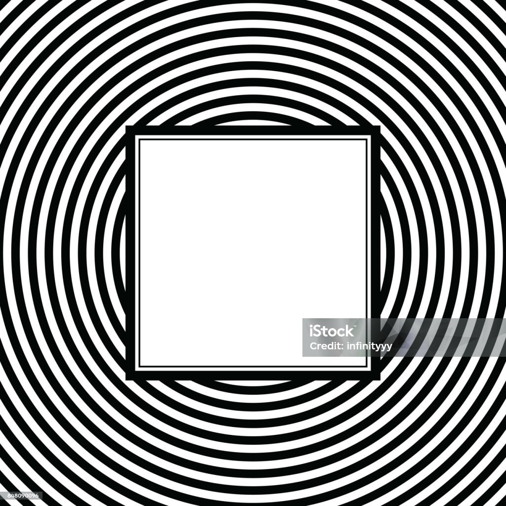 Text Box Pattern Square Black And White Stripes Pattern Background With Text Box Design Stock ...