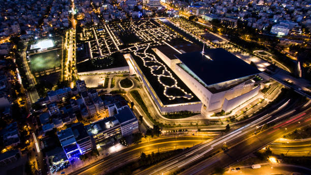 istock stavros niarchos foundation from above athens greece 848122842