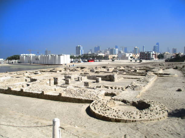 Old Fort, Manama stock photo