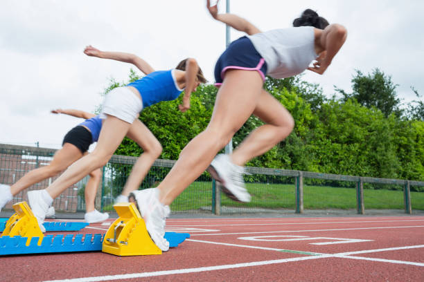 istock Women starting the race 848126988