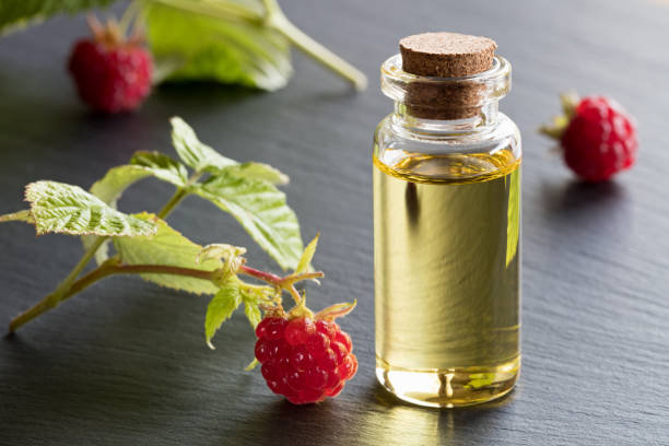 istock A bottle of raspberry seed oil 848132232