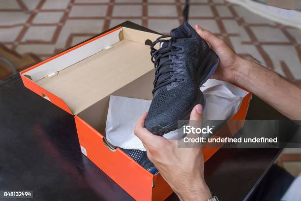 Shoes Box Stock Photo - Download Image Now - Shoe, Sports Shoe, New