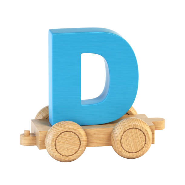 Cartoon Of The 3d Letter D Stock Photos, Pictures & Royalty-Free Images -  iStock