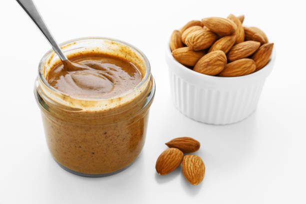 istock Almond butter with almonds 848139046