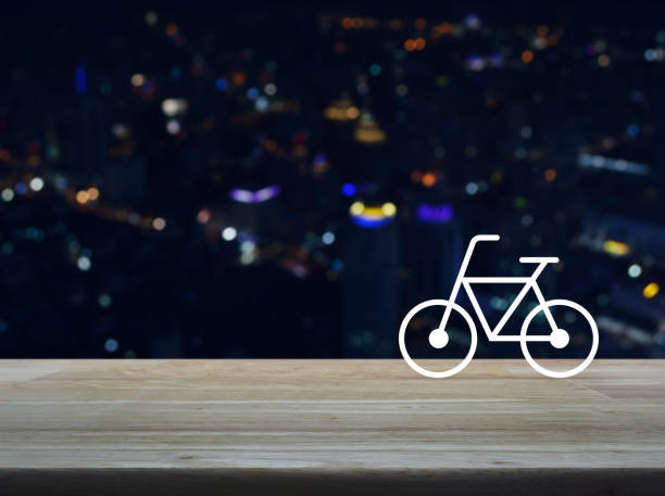 istock Bicycle flat icon, Healthy lifestyle concept 848139816