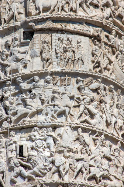 istock Marco Aurelio column in Rome, Italy 848170796