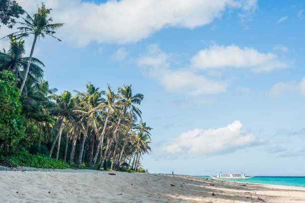 istock Beautiful white sand beach of Boracay 848174176