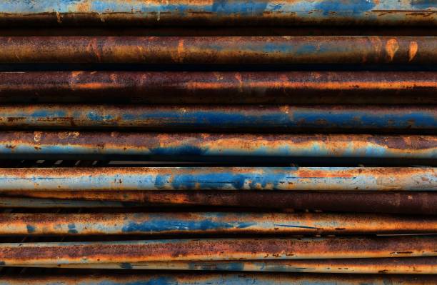 istock rusty equipment of scaffold for background 848213150
