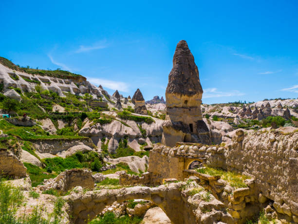 istock Fairy rock formation in the mountains in Cappadocia. 848214492