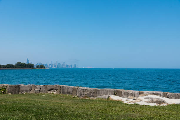 istock Chicago downtown skyline view from a south side 848226666
