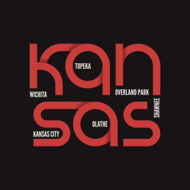 istock Kansas state. T-shirt and apparel vector design, print, typography, poster, emblem. 848231926
