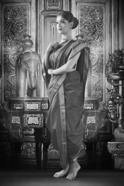 istock Indian woman in traditional saree 848240850