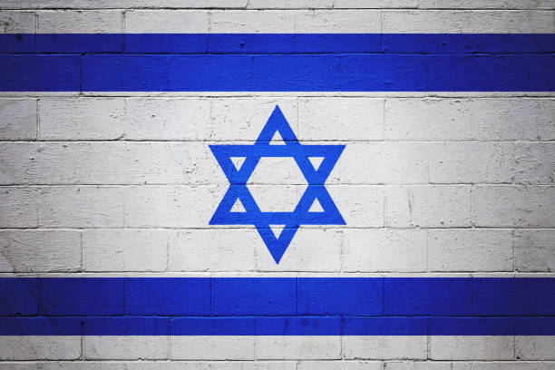 istock Israeli flag painted on a wall 848241472