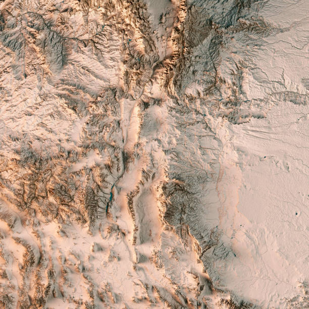 istock New Mexico State USA 3D Render Topographic Map Neutral 848257206