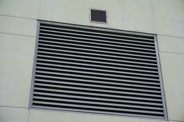 istock Ventilation on the wall Texture of a grid facade 848268648