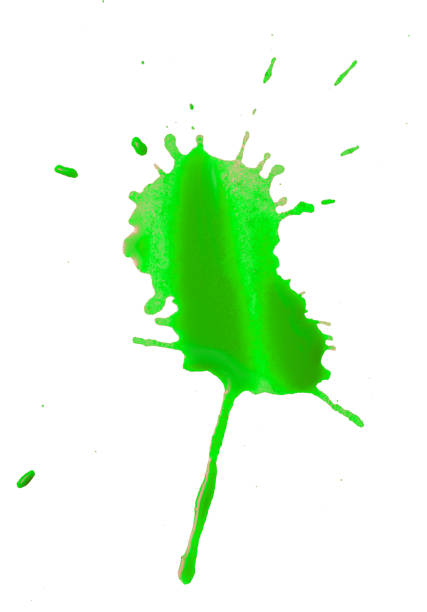 istock abstract green blob blot on a white background 848275056