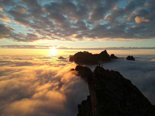istock Aerial view of  sunset from Segla Mountain, Senja, Norway 848278170