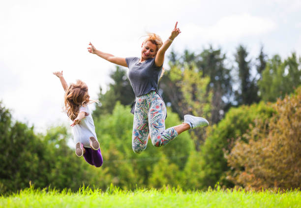 Happy Mother and Daughter