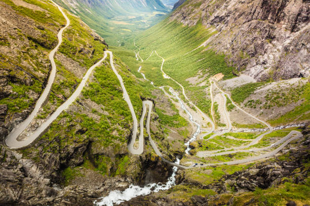 istock Trolls Path Trollstigen mountain road in Norway 848341812