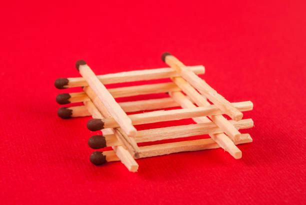 istock Matches listed each other in the form of bonfires 848345380