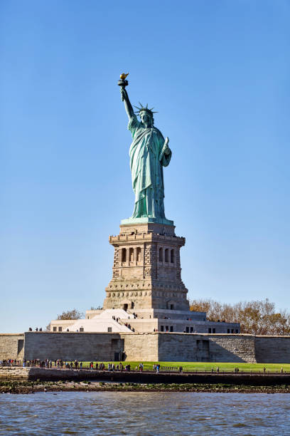 istock Statue of Liberty on pedestal 848362642