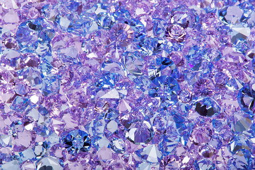 Blue shiny gems closeup photo High resolution photo.