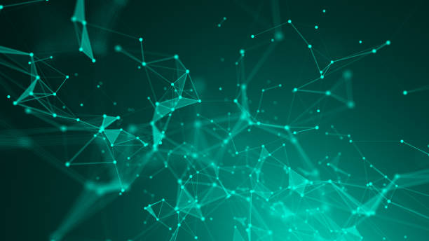 istock Abstract Polygonal Space Background with Connecting Dots and Lines 848365888