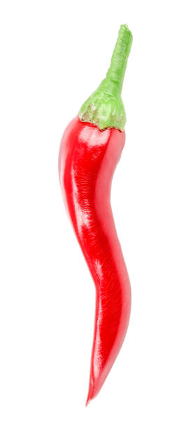 istock Red chili pepper isolated on a white background no shadow 848384192
