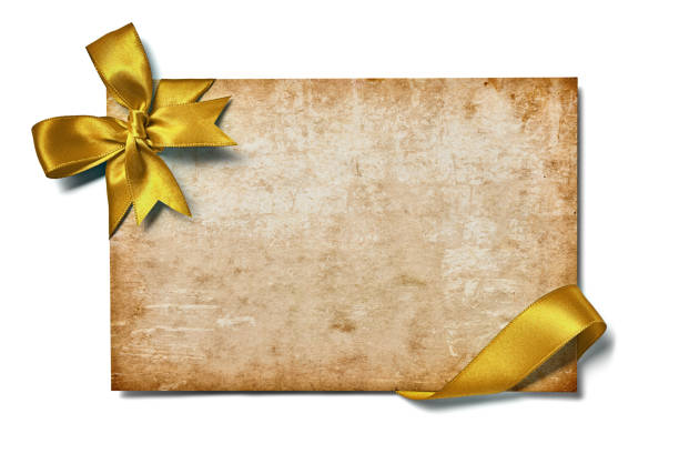 istock ribbon bow card note chirstmas celebration greeting 848388270