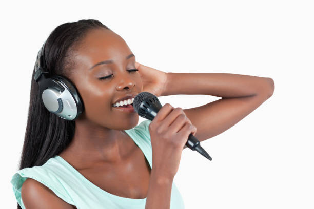 istock Young woman enjoys singing 848412692