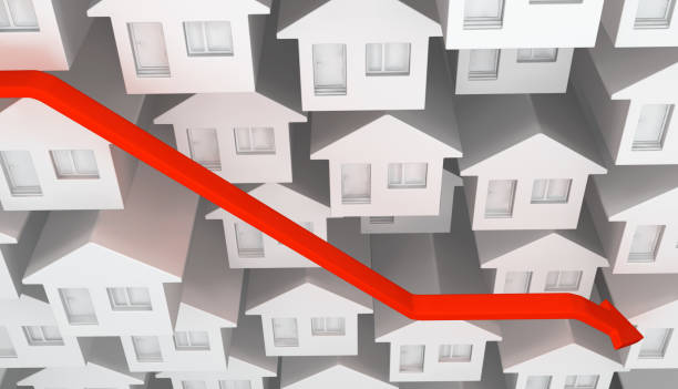 istock White Houses Decline Arrow 848428170