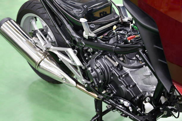 istock Maintenance of motorcycles 848434812