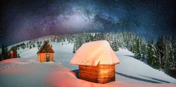 istock Lonely church in the wild mountains. 848440926