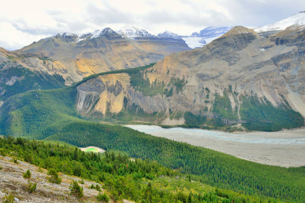 istock Alpine scenery along the Icefields Parkway between Jasper and Banff in Canadian Rockies 848440960