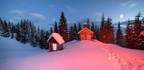 istock Lonely church in the wild mountains. 848441466