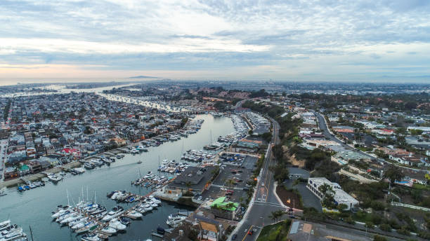 istock Night in Newport Beach, California 848449744