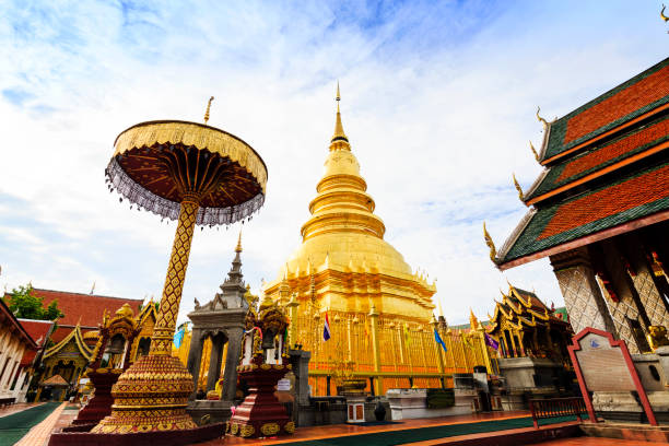 istock Wat Phra That Hariphunchai, temple in Lamphun Thailand 848460112