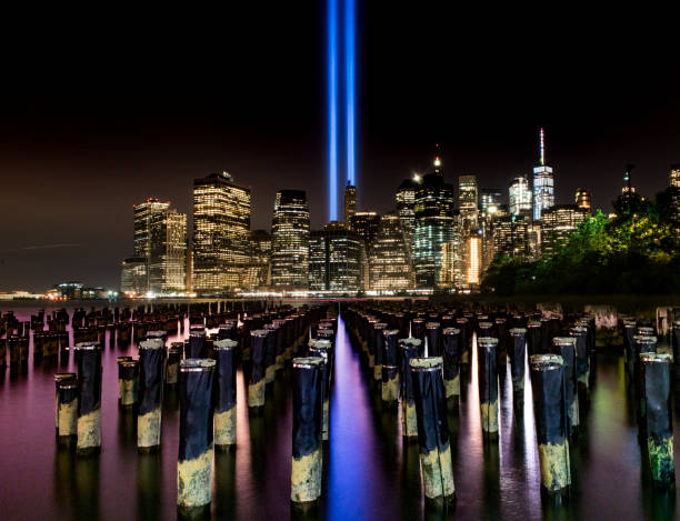 istock 911 Tribute in Light @Brooklyn Bridge Park 848521808