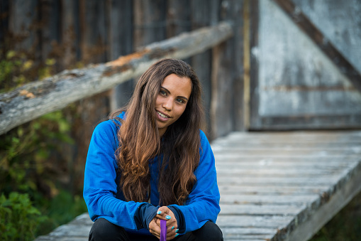 Portrait of a First Nations Canadian Woman