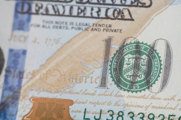 istock Macro close up of Ben Franklin's face on the US 100 dollar bill. 848529432