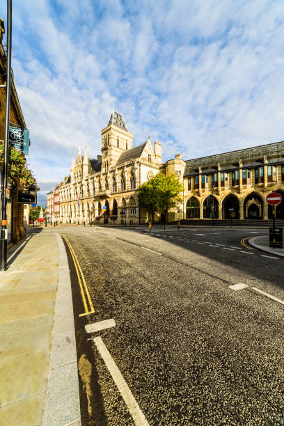 istock Gothic architecture of Northampton Guildhall building, England. 848532592